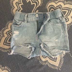 Gap Kids Stretchy Distressed Denim Shorts